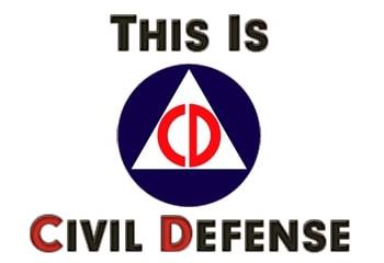 This is Civil Defense.  Sponsored as a public service program by local radio stations in cooperation with the Federal Civil Defense Administration, the show aired for 13 weeks in late 1955.