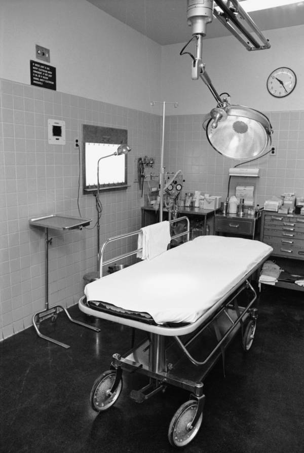The operating room he was taken to